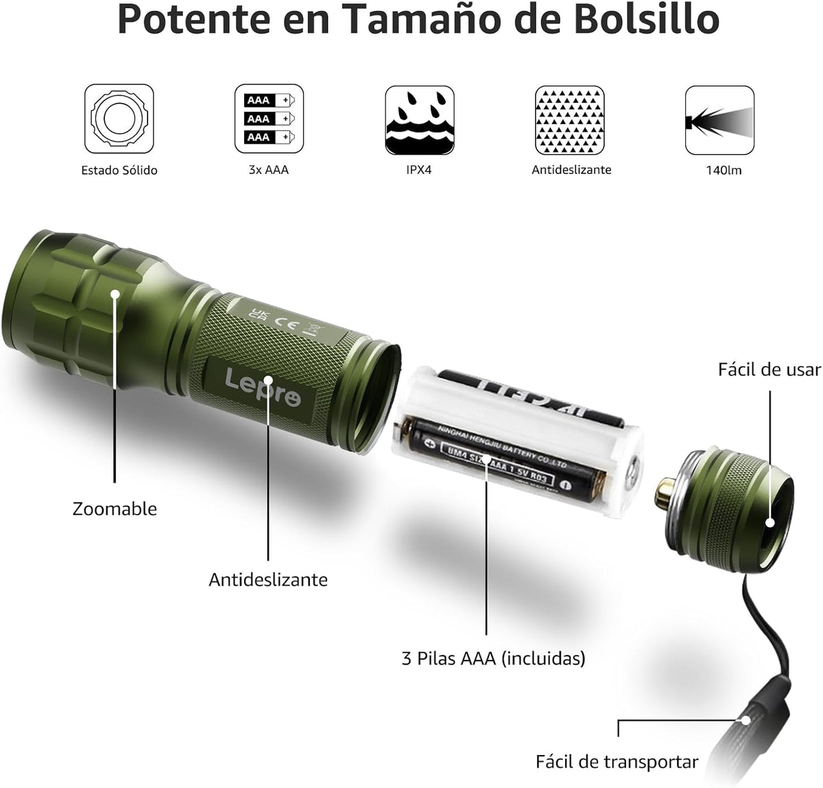 LE1000™ | Ilumina Más Lejos y con Mayor Claridad, Estés Donde Estés 🔦