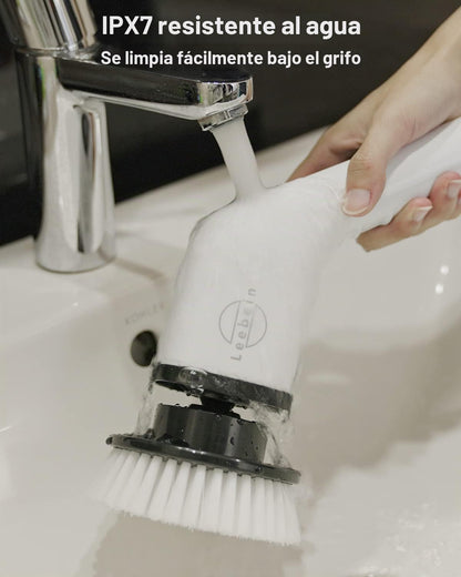 LavaBravo™ | Fregadora Eléctrica Inalámbrica | Adiós a Frotar y Agacharte para Limpiar