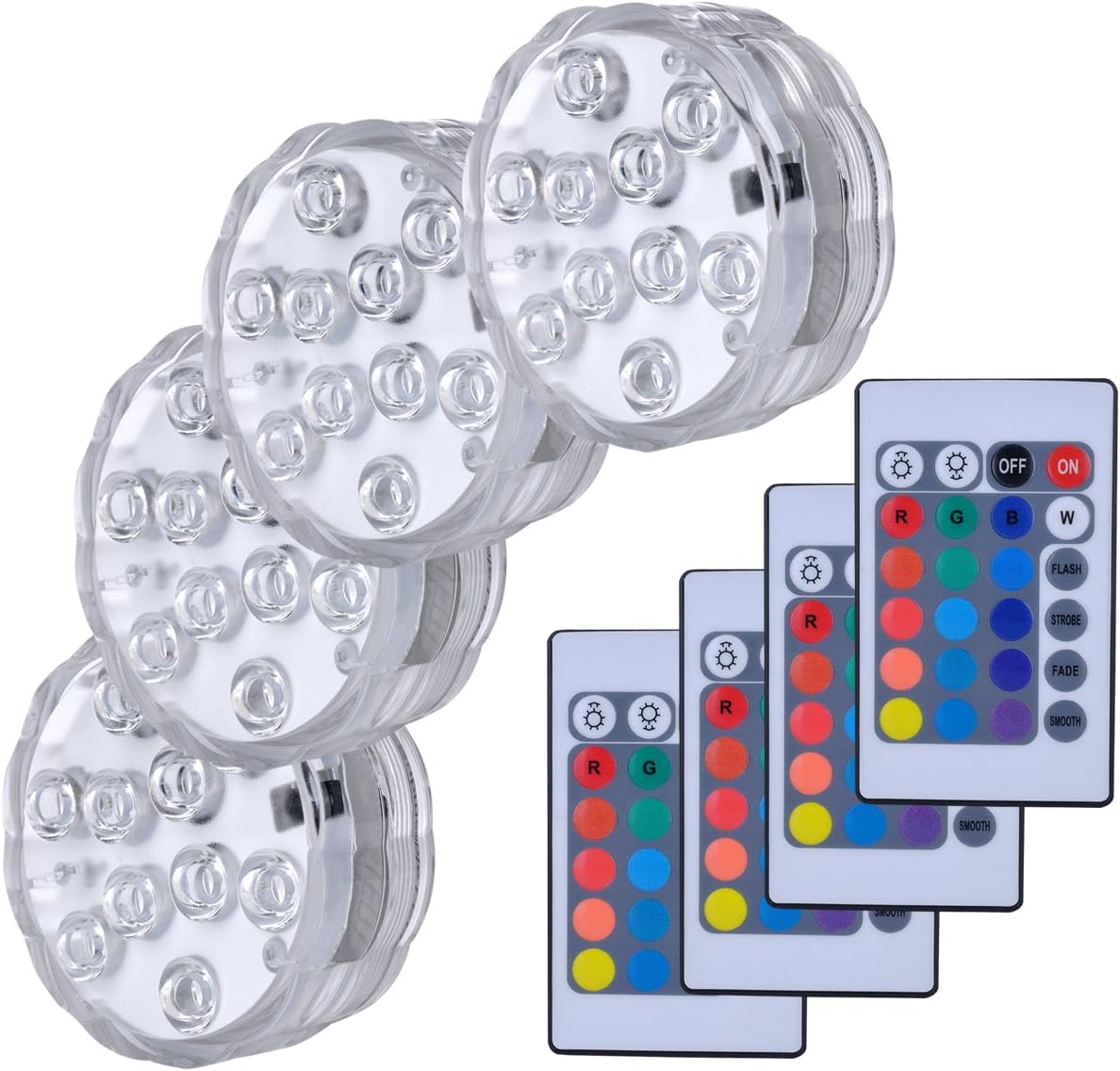 Hitop™ Luces LED Sumergibles | Dale Vida a Tu Piscina en Segundos 🌈