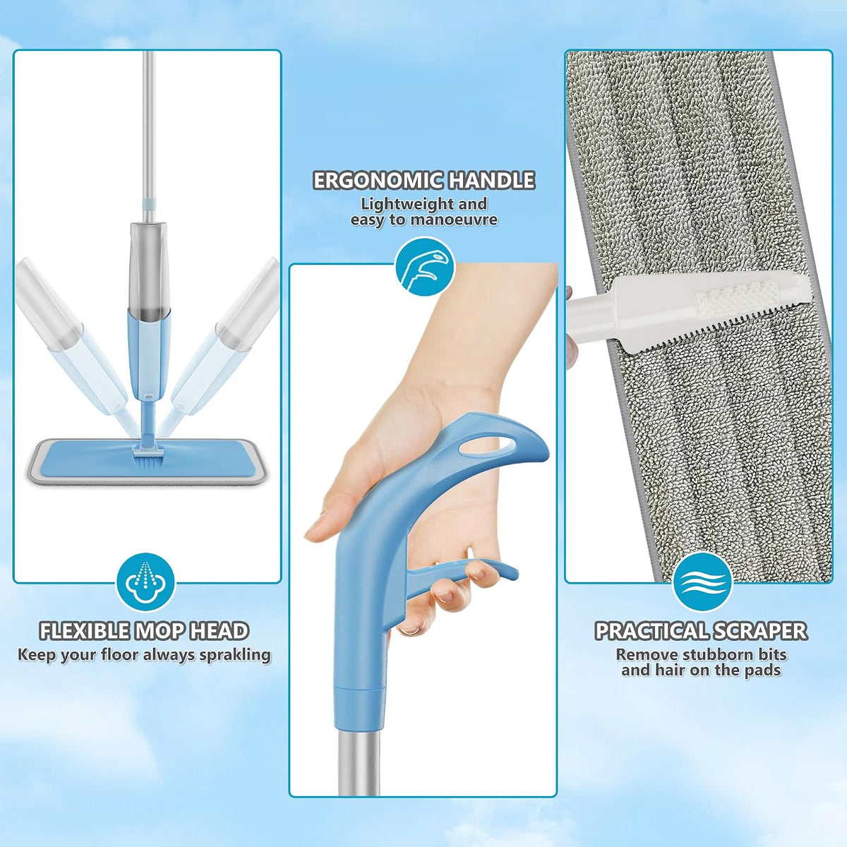 DARIS™ | Adiós a Cubos y Trapos: Limpia Tus Suelos de Forma Más Fácil ✨