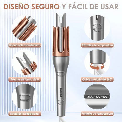 RizadOro™ | Consigue Rizos Bonitos en Minutos, Sin Complicarte ✨